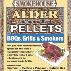 Smokehouse Products 9780-020-0000 5-Pound Bag All Natural Alder Flavored Wood Pellets, Bulk